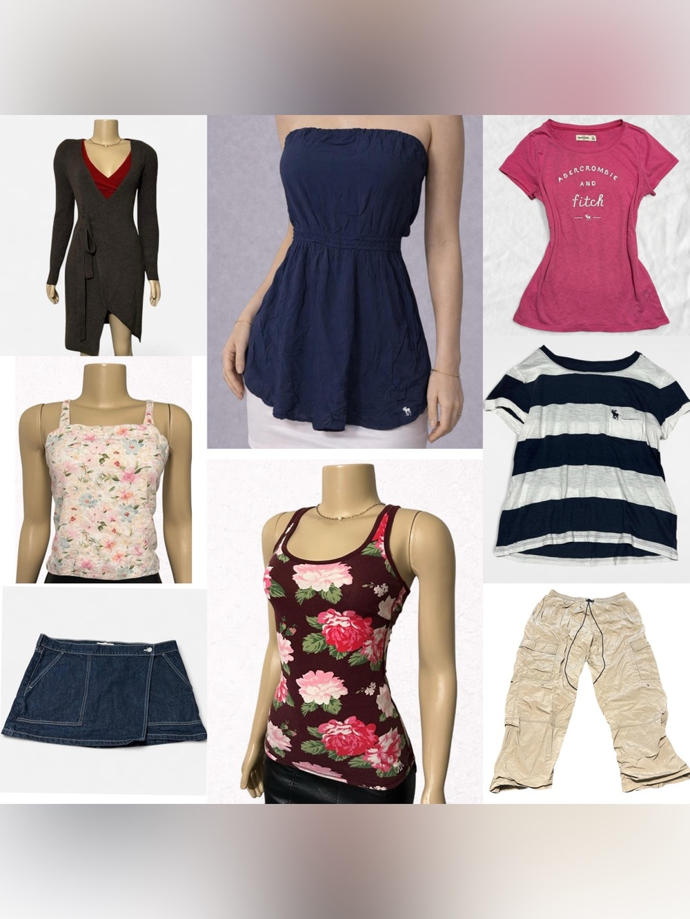 Abercrombie & Fitch Bundle lot clothing 8 pieces